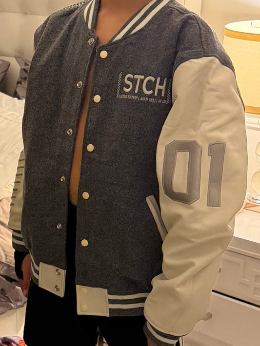 Varsity Letterline Jacket - GRY